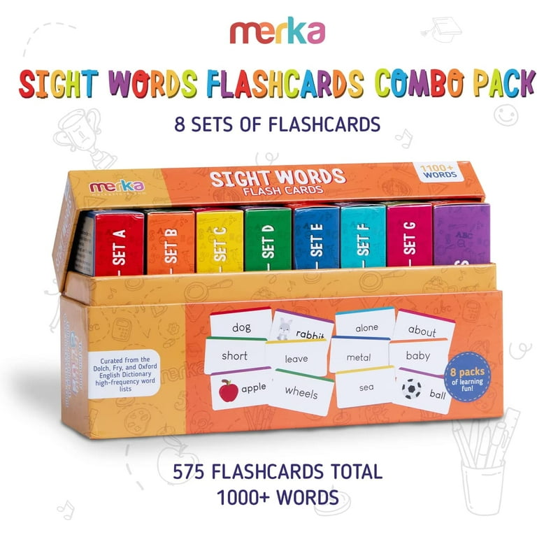 Merka sight words flashcards self