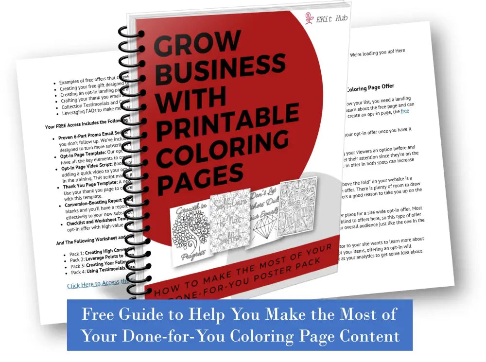 Create your reality personal development plr coloring page