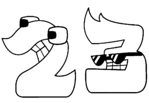 Number lore coloring pages â having fun with children