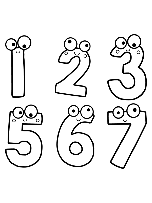 Number lore coloring pages printable for free download