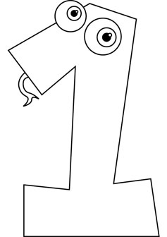 Download free number one drawing