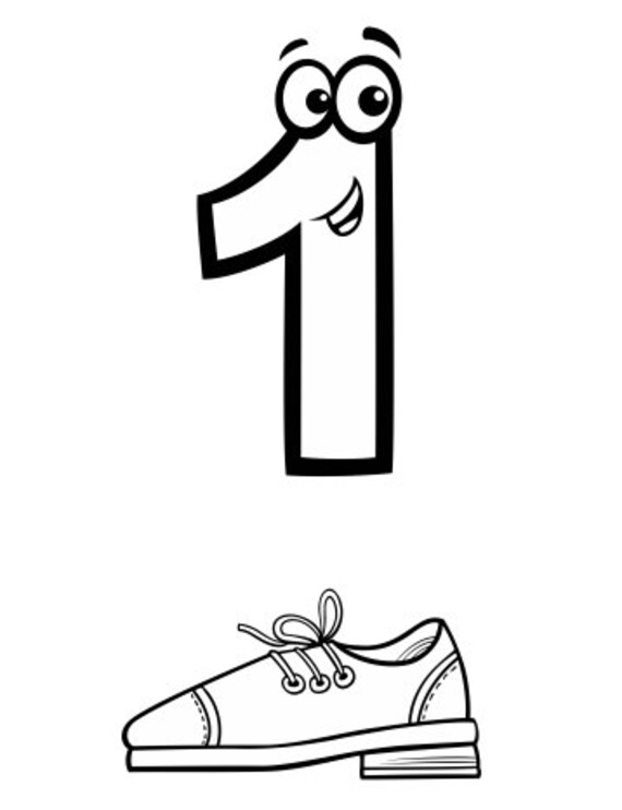 Number coloring pages download now