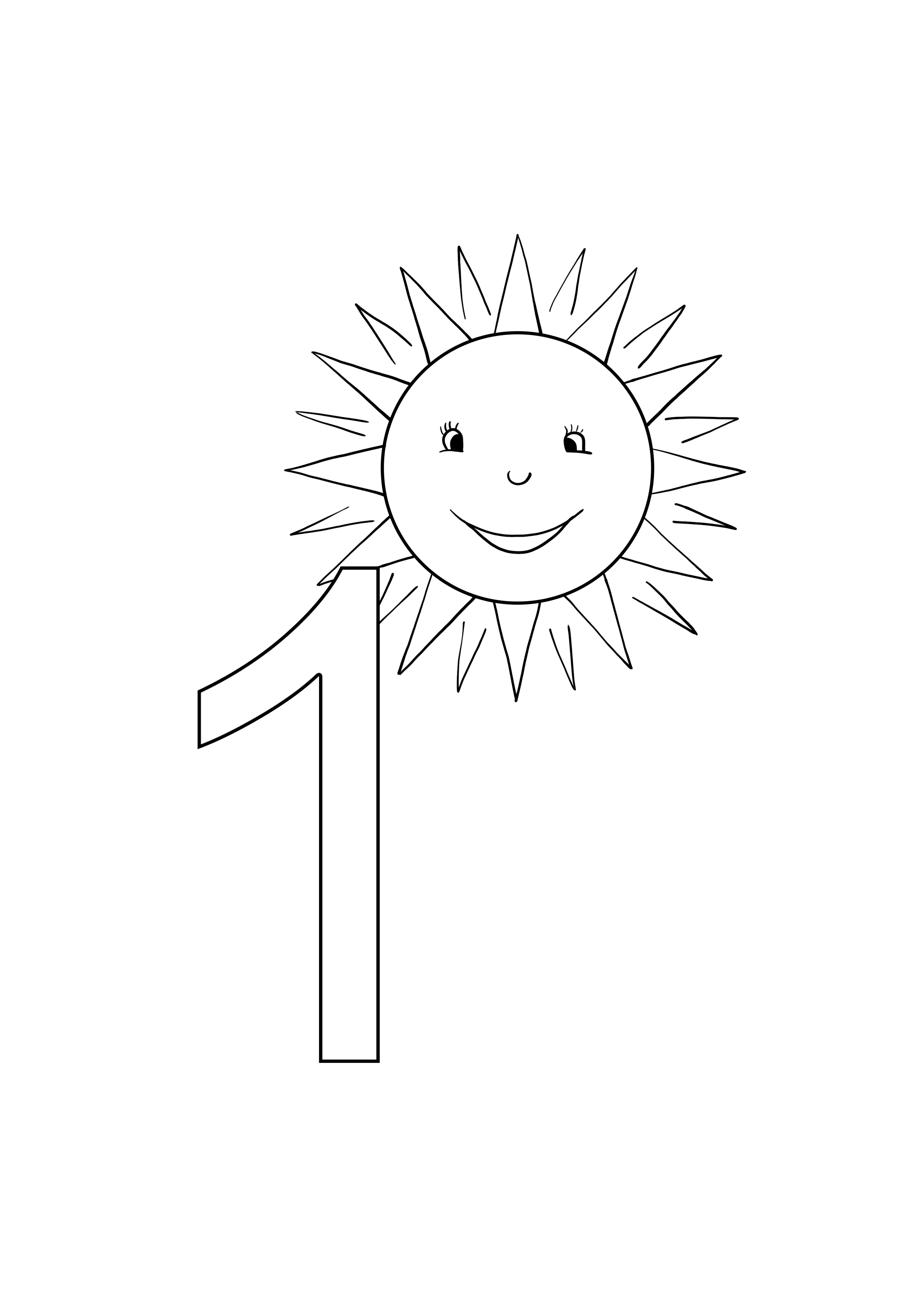 One sun