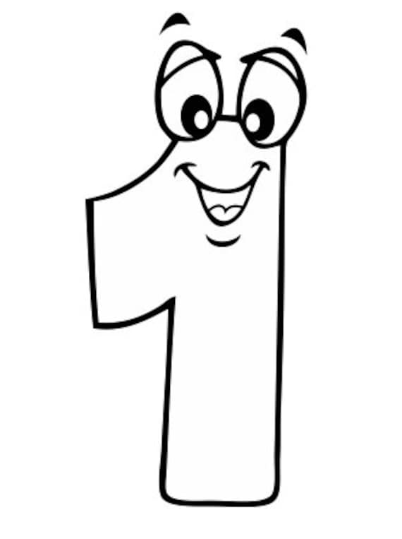 Number coloring pages