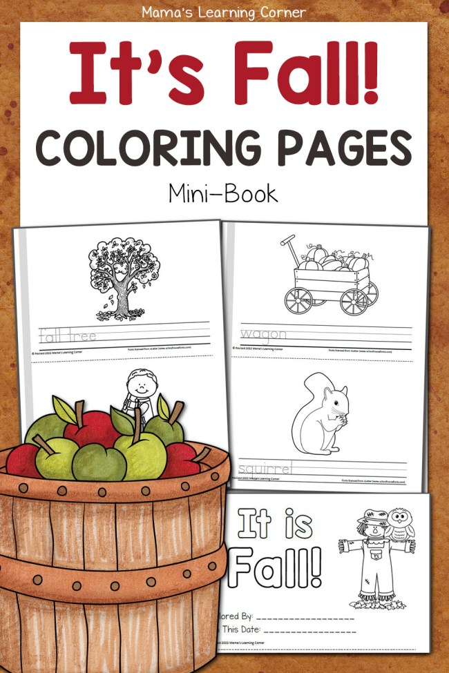 Fall coloring pages