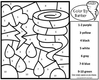 Weather color by code numbers