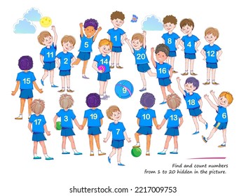 Hidden numbers photos and images