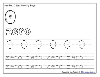 Number coloring tracing ppt