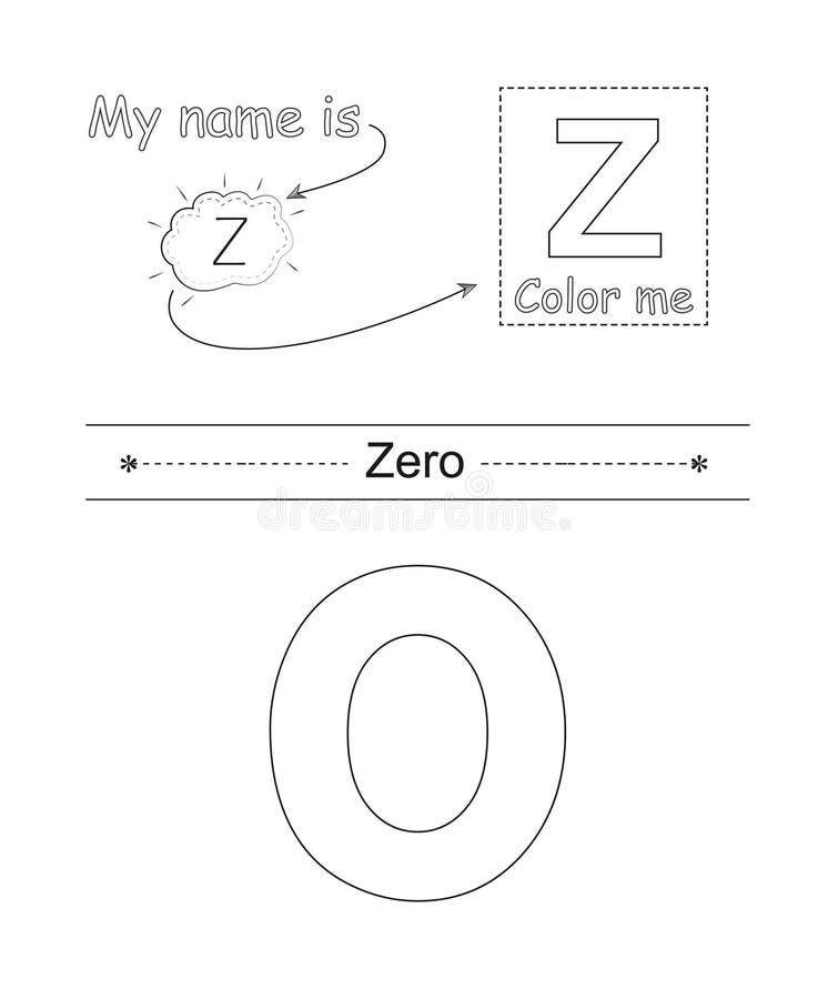 Zero coloring stock illustrations â zero coloring stock illustrations vectors clipart