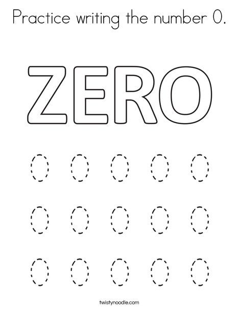 Practice writing the number coloring page from twistynoodle writing practice numbers preschool writing numbers