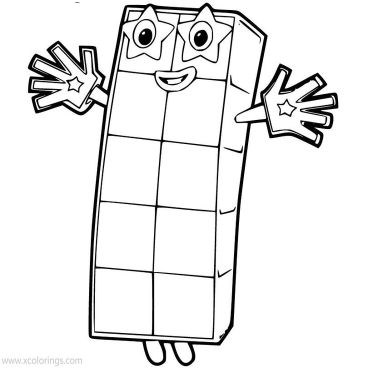 Numberblocks coloring pages coloring pages free printable coloring pages printable coloring pages