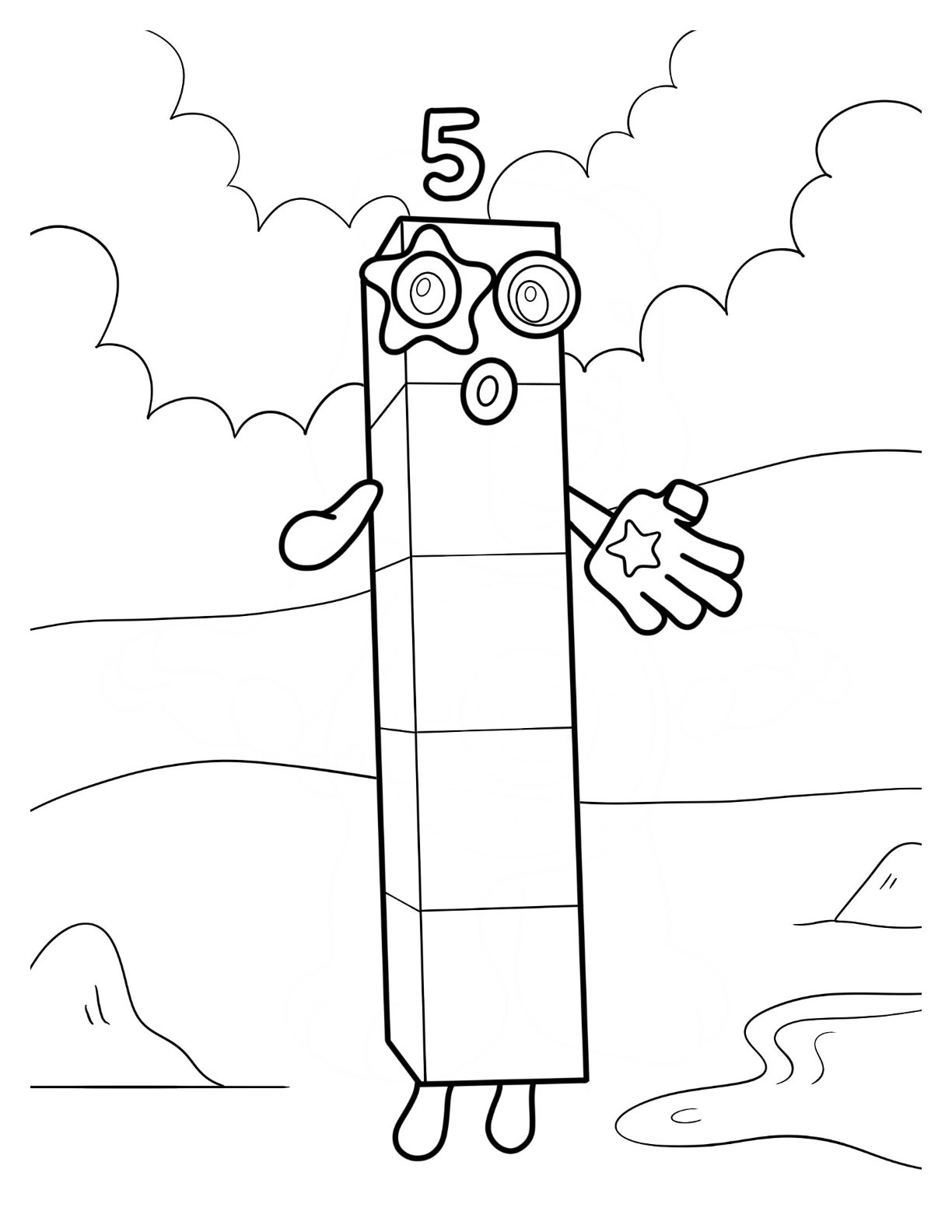 Numberblocks coloring pages by coloringpageswk on