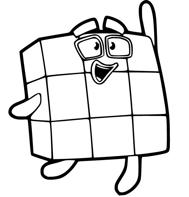 Numberblocks coloring pages printable for free download