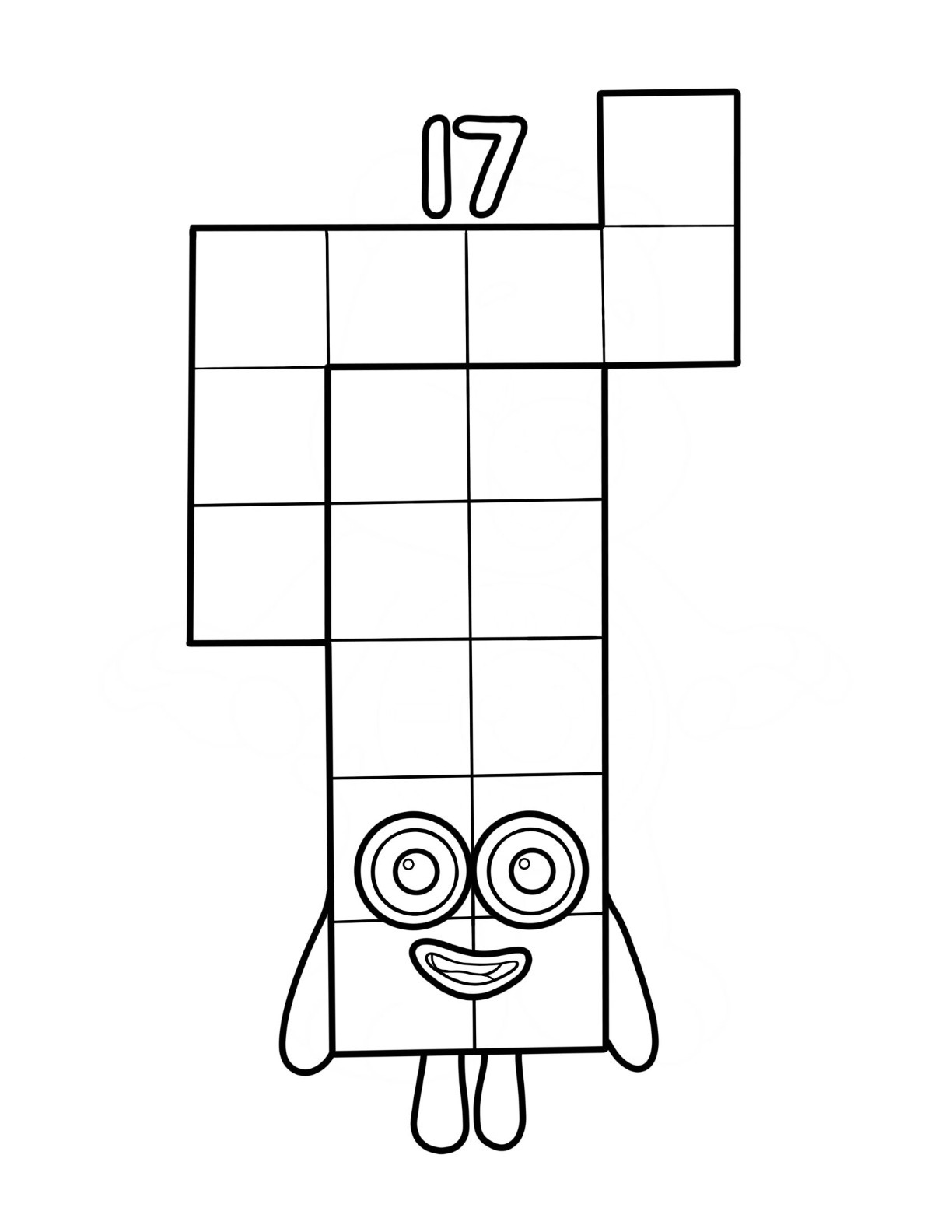 Numberblocks coloring pages by coloringpageswk on