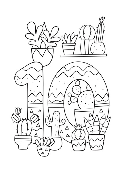 Adult coloring pages color by number images stock photos d objects vectors