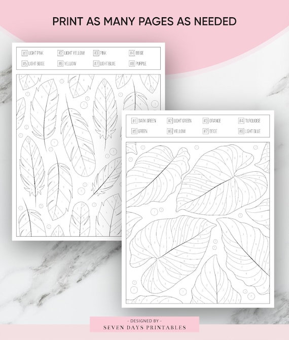 Color by numbers for adults color by numbers mandela pattern printable printable coloring pages adult instant download a letter size download now