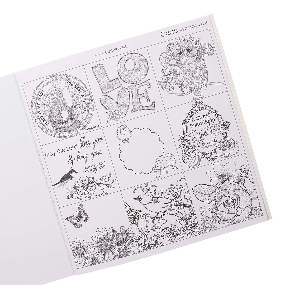 Be still know inspirational adult coloring book