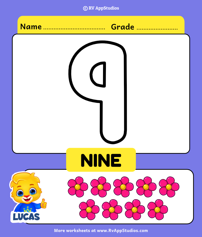 Number coloring sheet color number printable worksheet