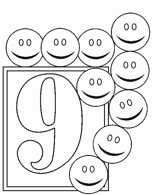 Numbers to print for free nine