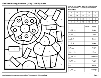 Find the missing numbers