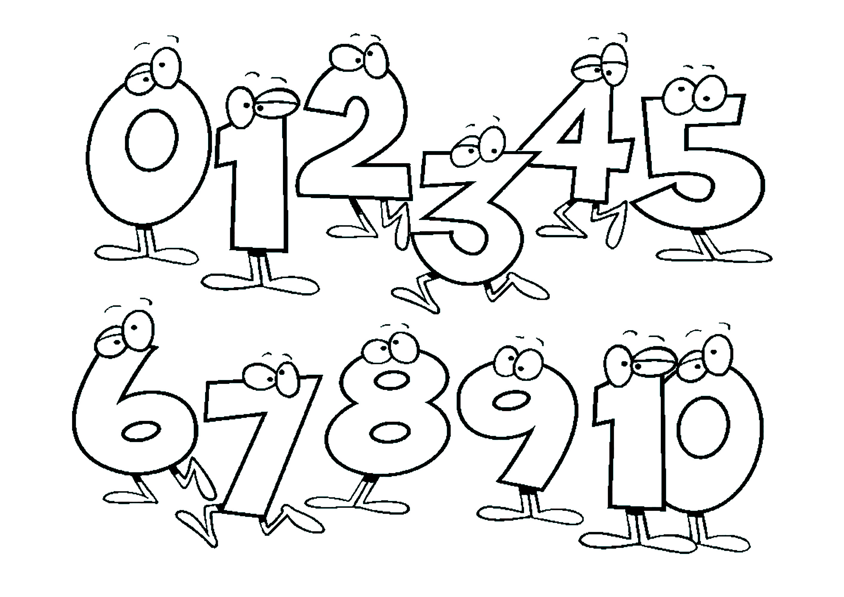 Character numbers to