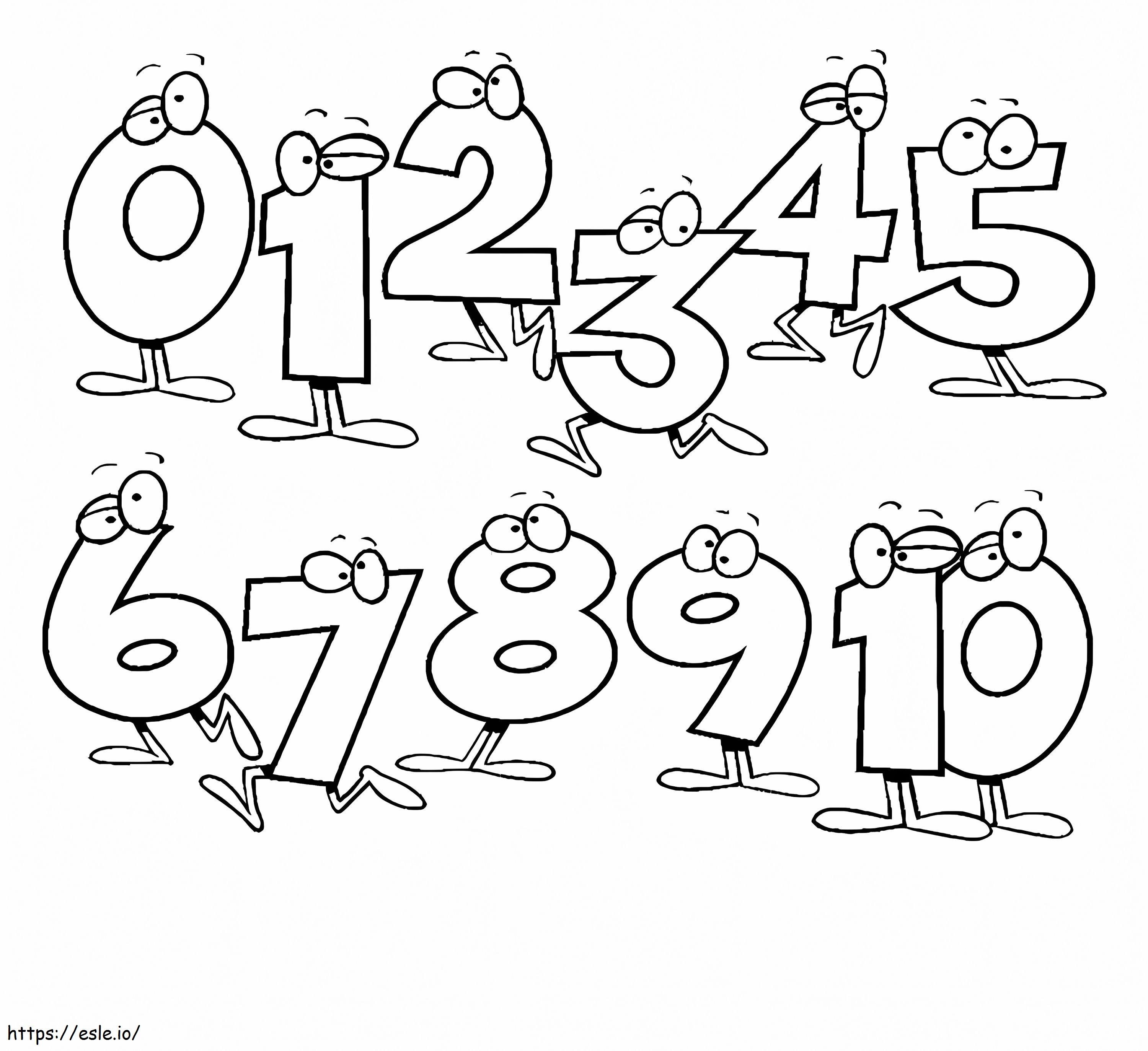 Cartoon from to coloring page