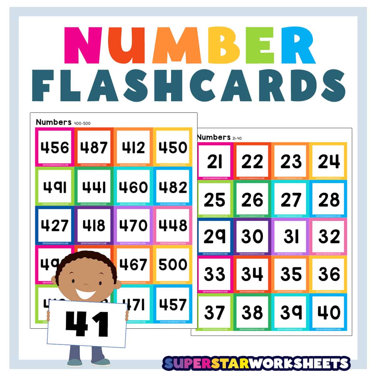 Number flashcards