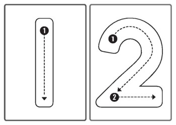 Number flashcards printable tpt