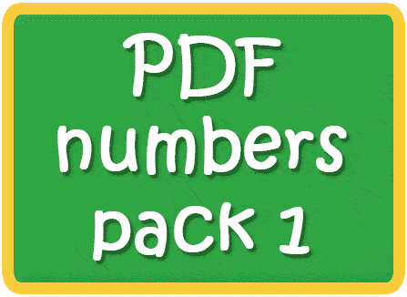 Number flashcards