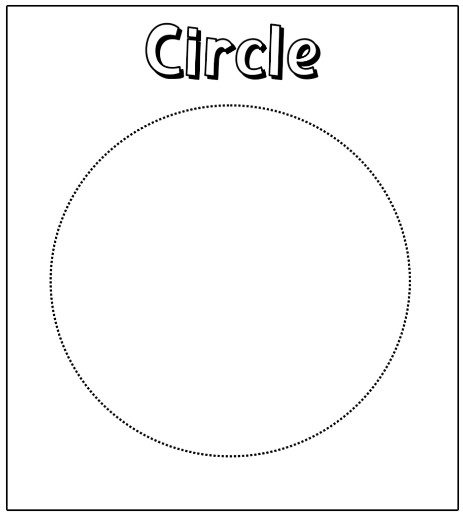 Trace color shape flash cards printable shape flash cards