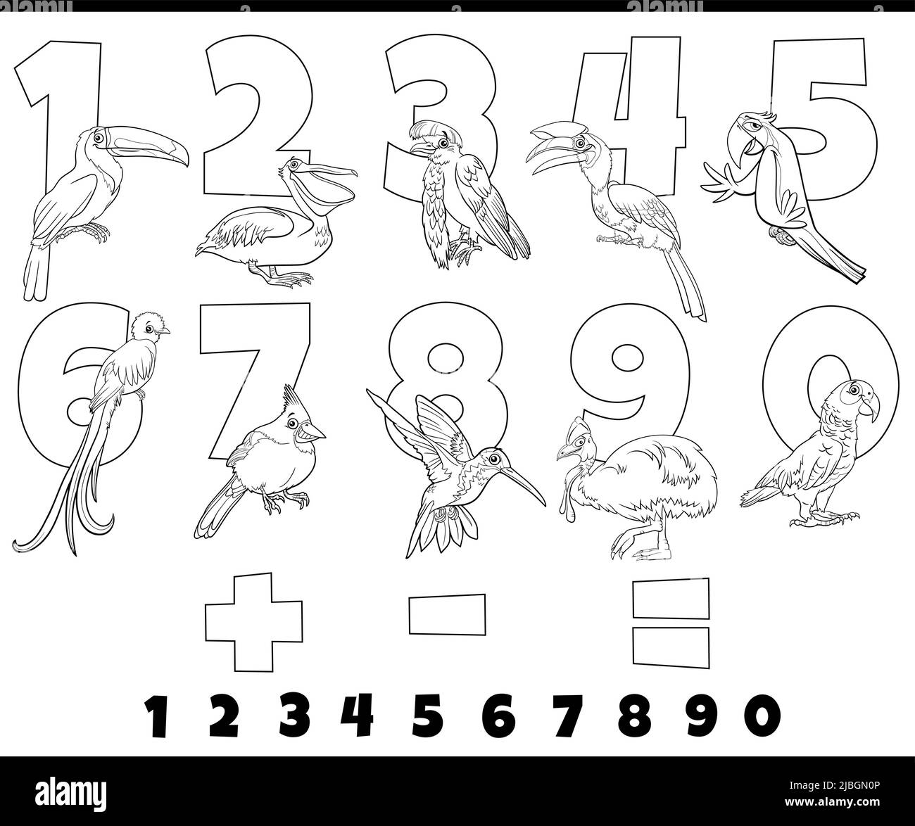 Coloring numbers hi
