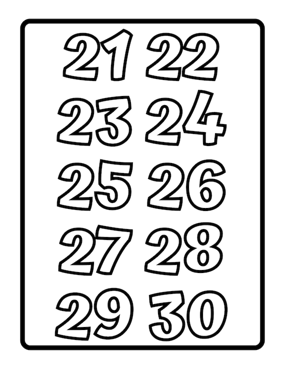 Numbers printable pages to numbers coloring pages for kids and toddlers pdf printable pages