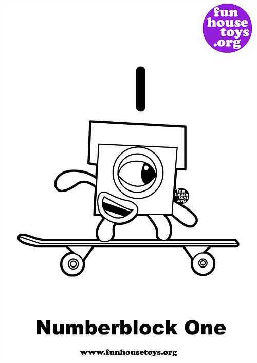 Fun house toys numberblocks coloring pages inspirational do a dot coloring for kids