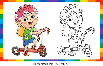 Skateboard coloring book images stock photos d objects vectors