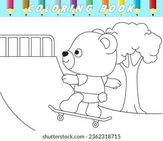 Skateboard coloring book images stock photos d objects vectors