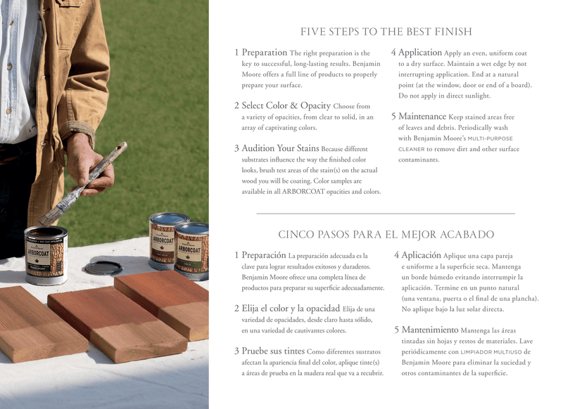 Arborcoat exterior stain brochure â west toronto paint and wallpaper