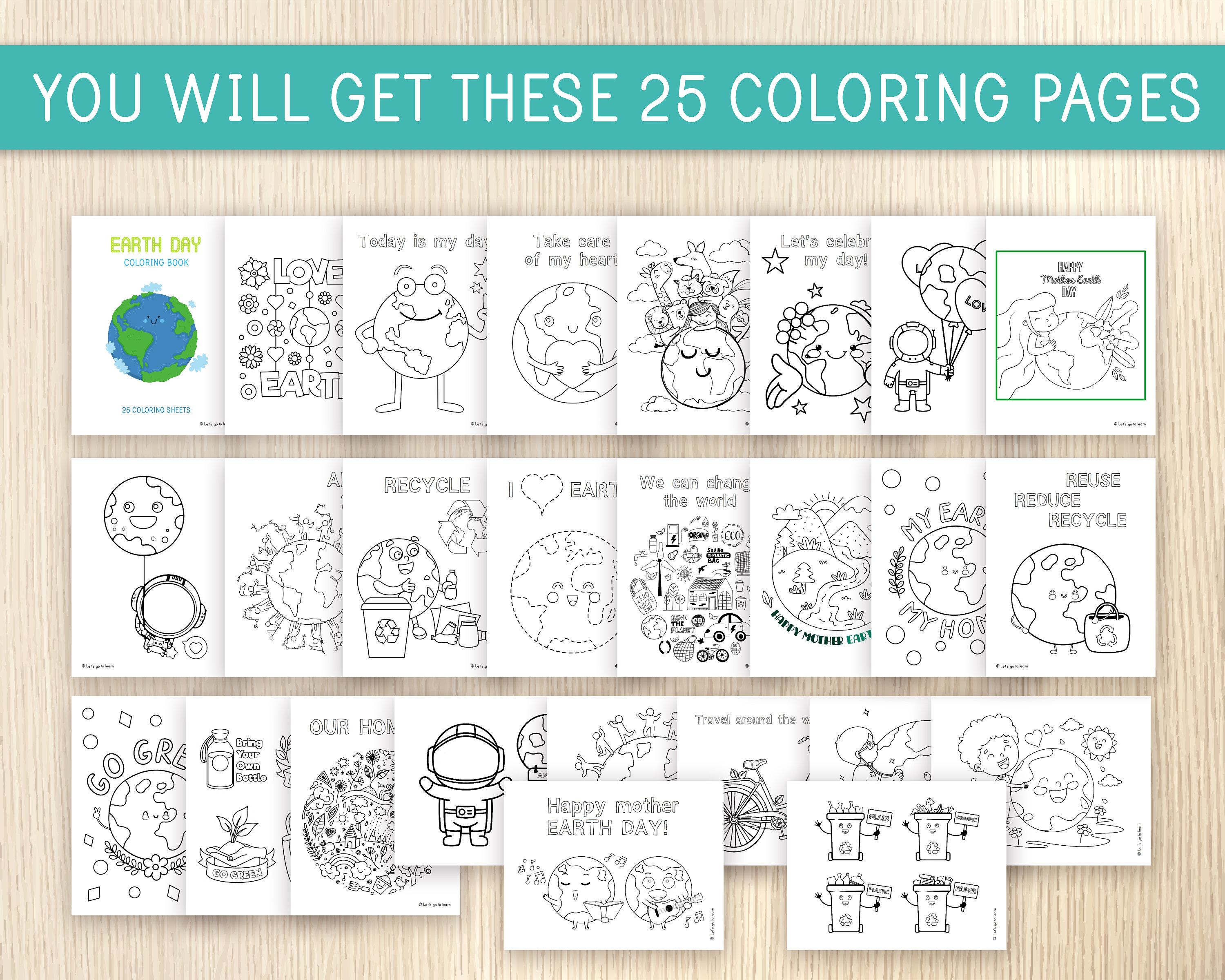 Earth day coloring pages coloring sheets spring activity kids coloring sheets earth day for kids educational printable centers