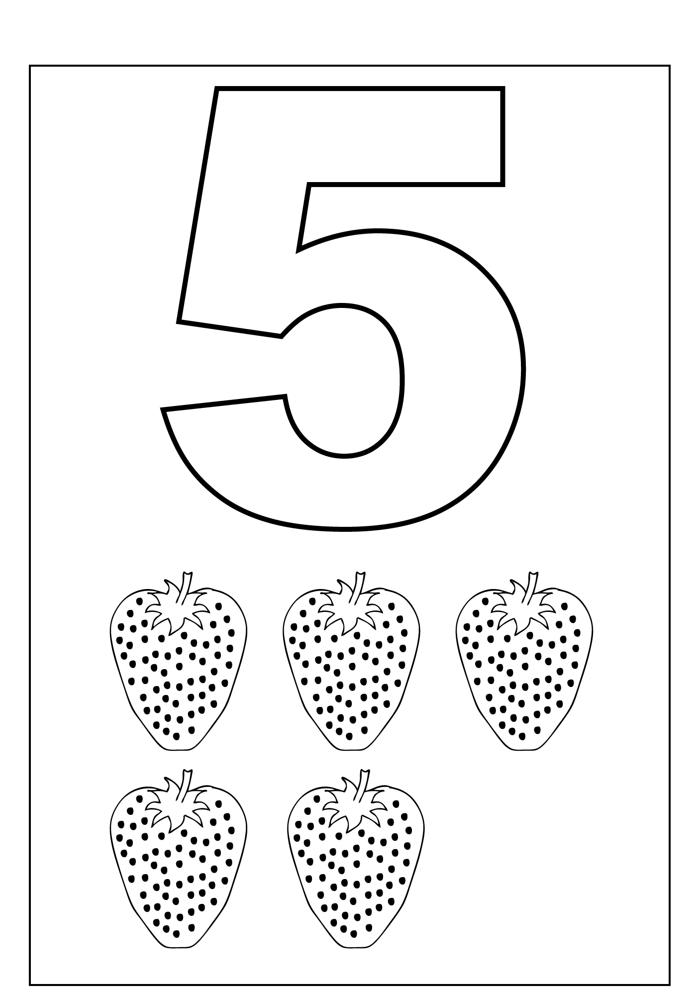 Number with teddy bears coloring page