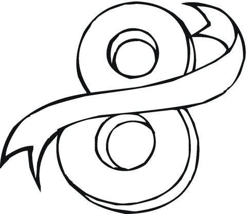 Number coloring page free printable coloring pages