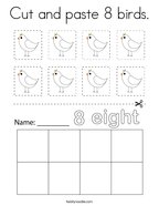 Number coloring pages