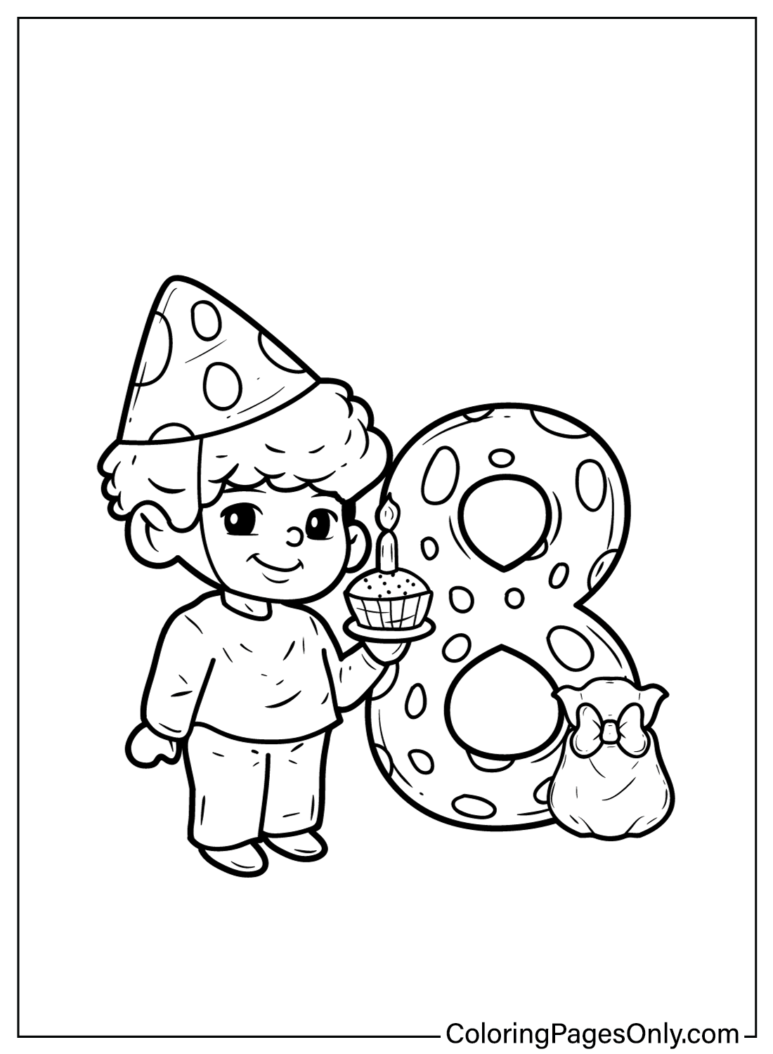 Pãgina para colorir nãºmero