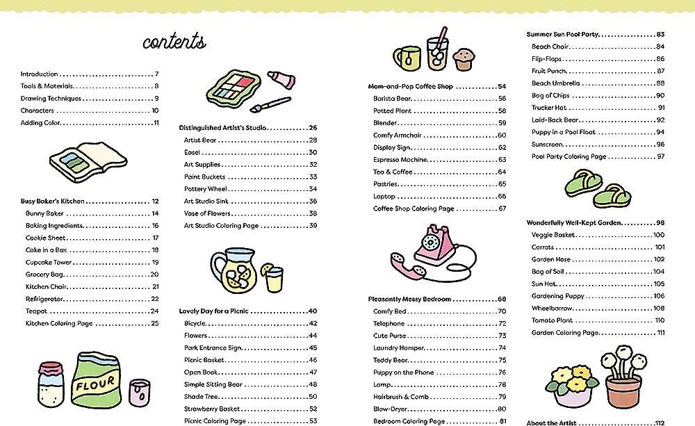 How to draw super cute things with bobbie goods learn to draw color absolutely adorable art things to draw goods bobbie books