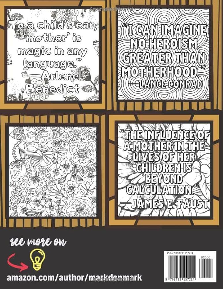 I love you mom flowers coloring book for adults seniors relaxing anti