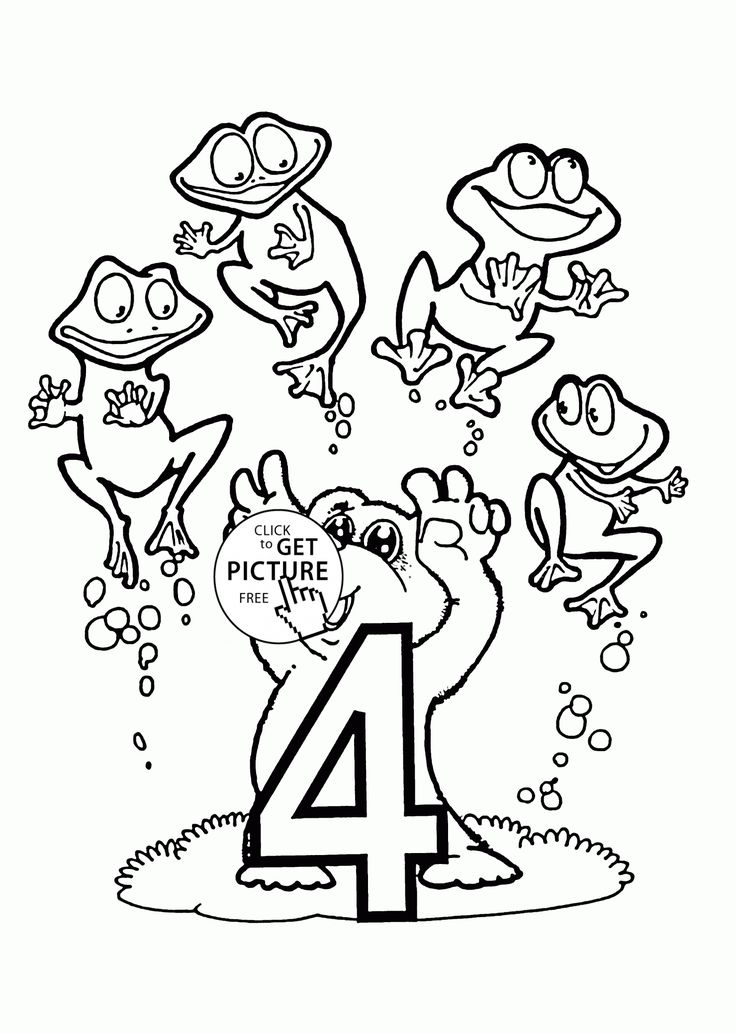 Number coloring pages for preschoolers counting numbers printables free