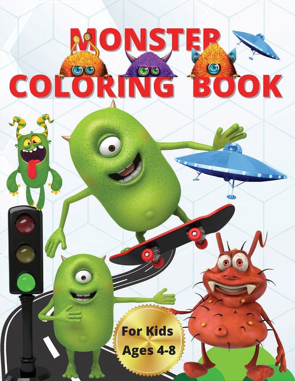 Monster color book for kids