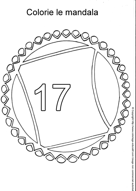 Coloriage educatif