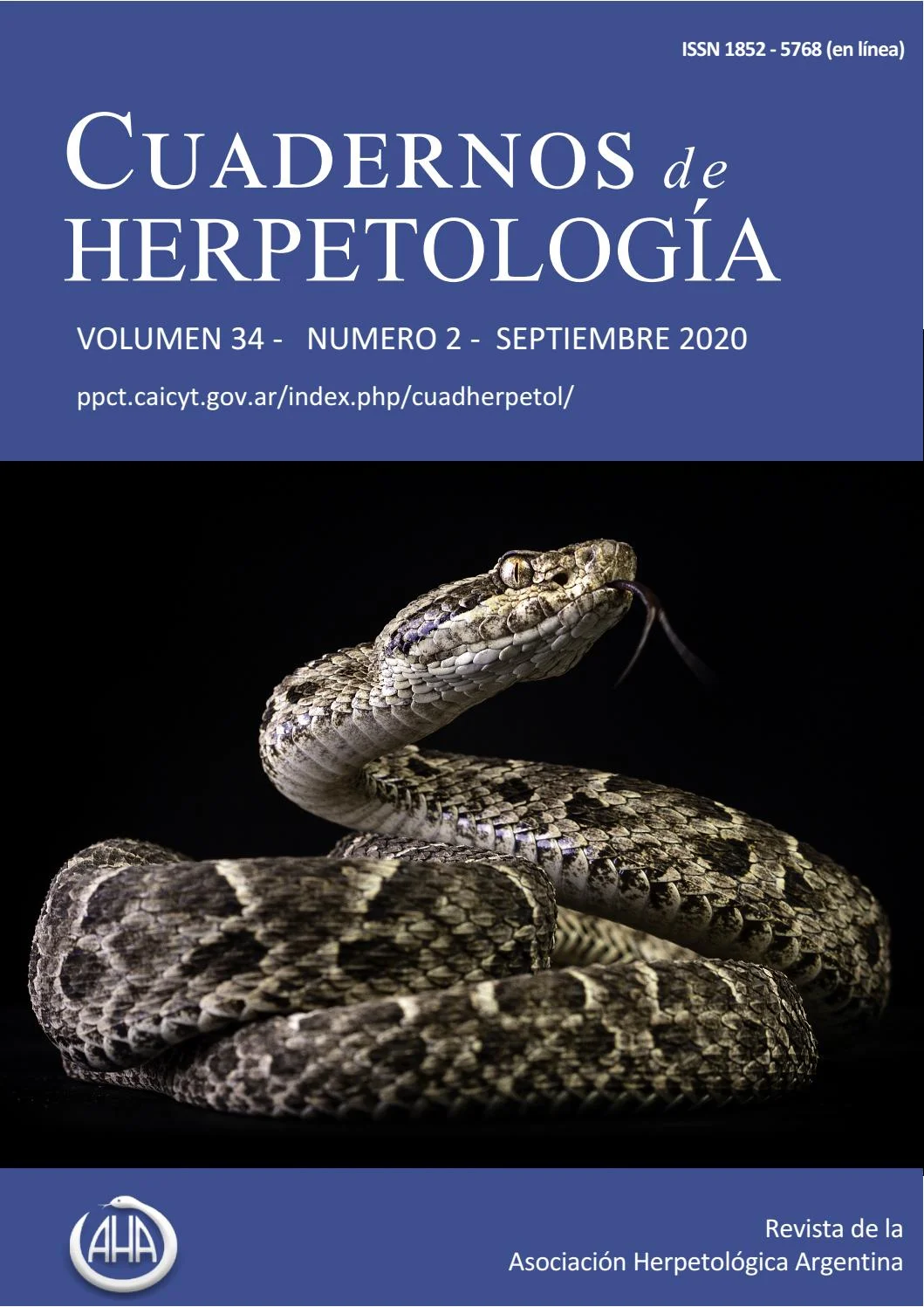Cuadernos de herpetologãa vol n