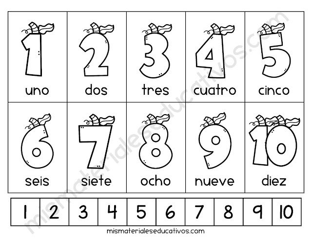 Mis materiales educativos tjetas de nãºmeros del al pa imprimir plet secueâ hojas de trabajo pa imprimir del al aprendizaje de los nãºmeros