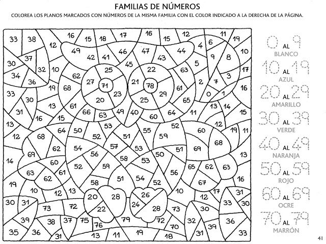 Aprendendo os nãºmeros de a atividades para educaãão infantil familias de nãºmeros actividades de espaãol imagenes educativas
