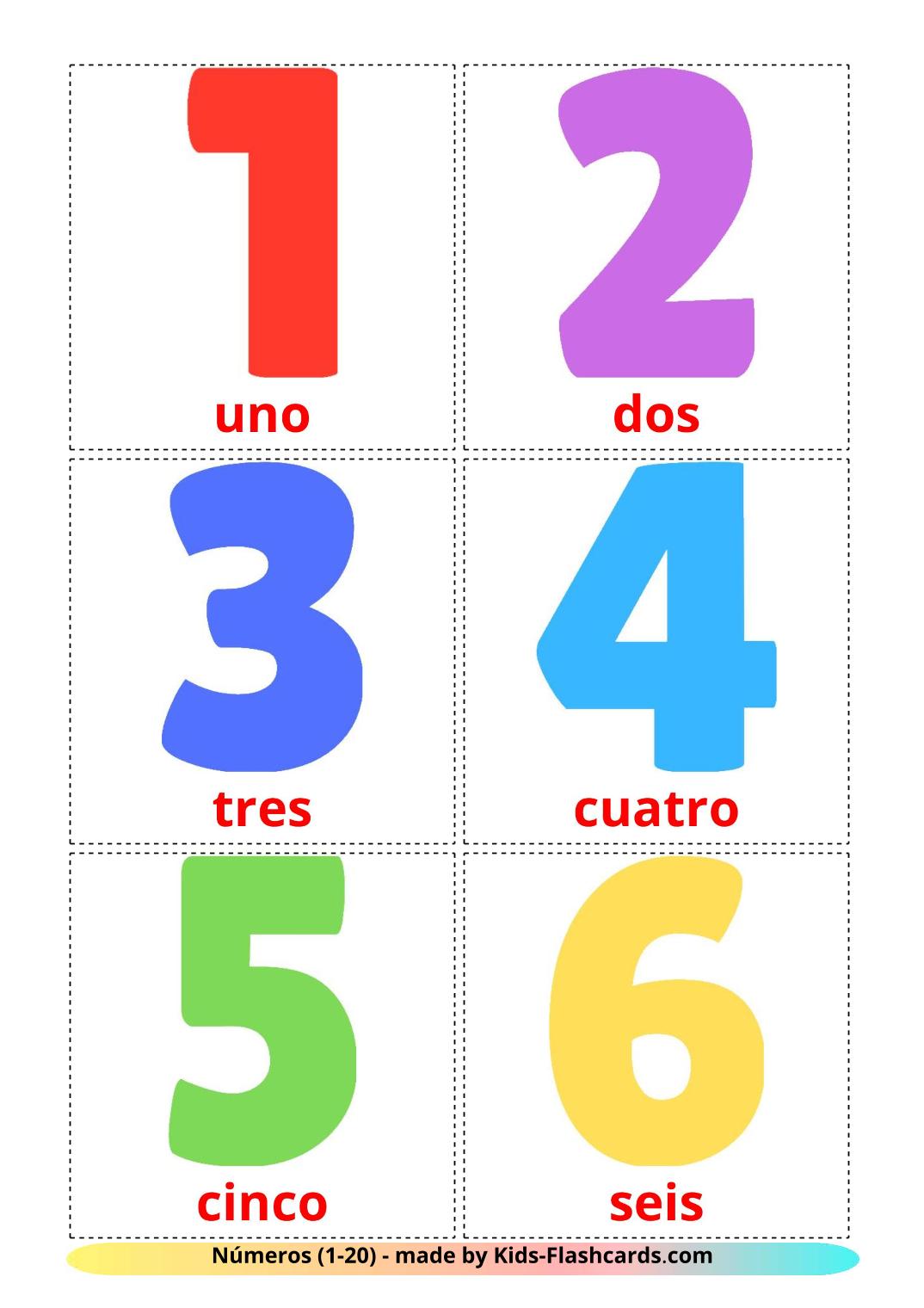 Free numbers